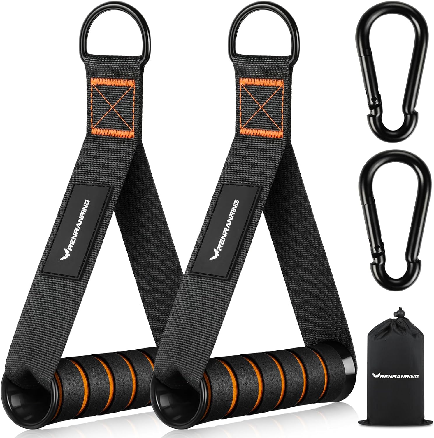 RENRANRING Gym Exercise Handles, Replacement Handle Attachments for Cable Machin...