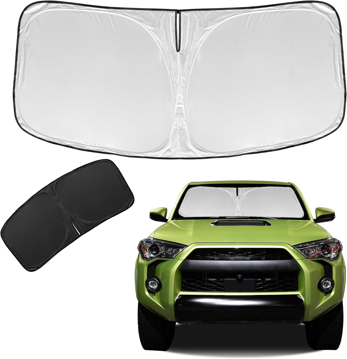 for Toyota 4Runner 2010-2023 2024 Sun Shade Sunshade Windshield Cover - 4 Layers...
