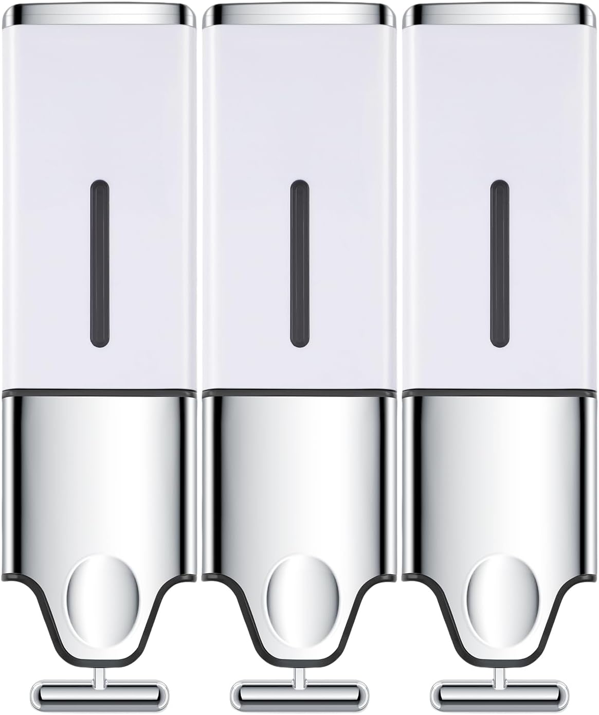 3-in-1 Quadrate Dispensers for The Shower,Shower soap Dispenser,Conditioner Disp...