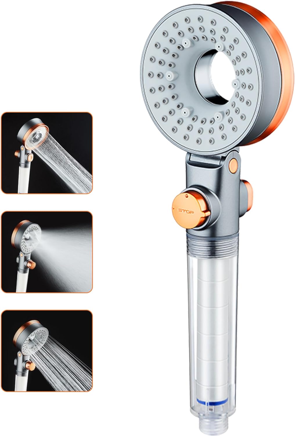 Shower Head with Filter for Hard Water, High Pressure Shower Head with Atomizer...