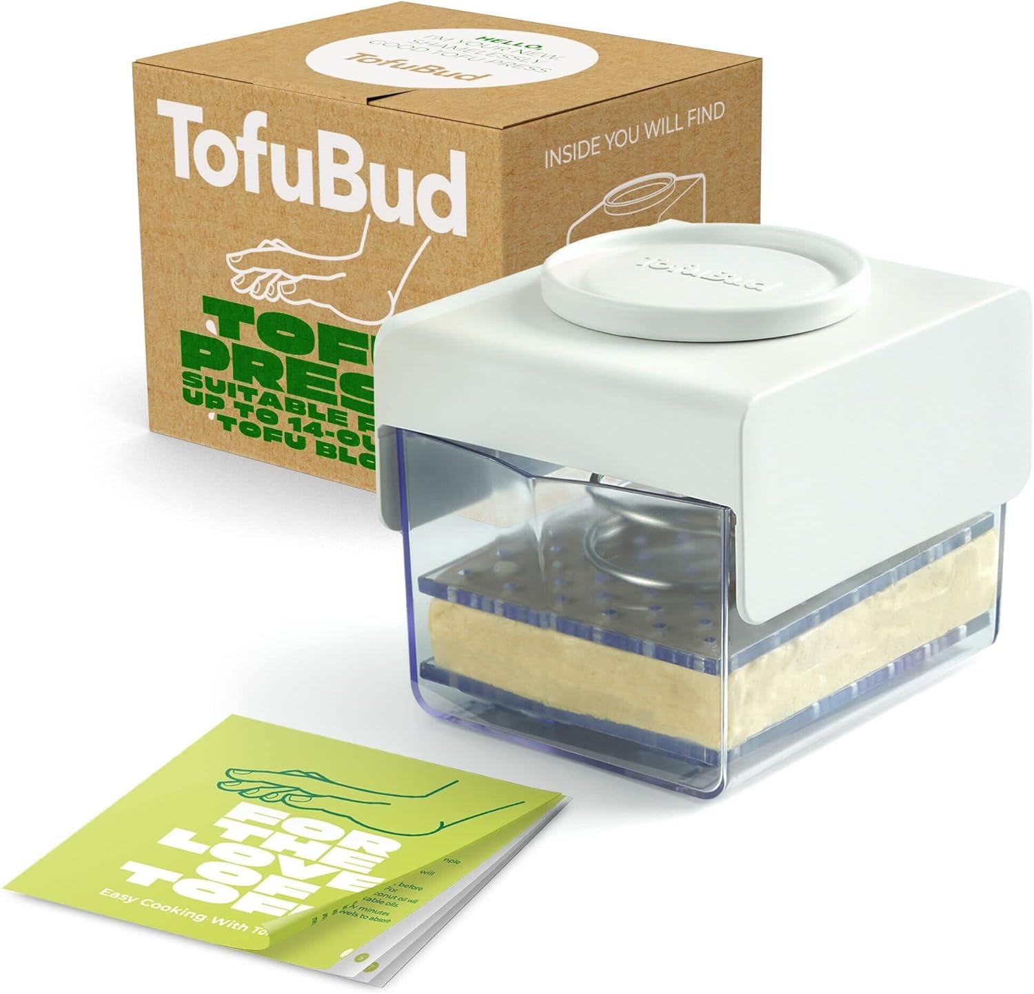 TofuBud Tofu Press - Tofu Presser for Firm or Extra Firm Tofu, Tofu Press Dishwa...