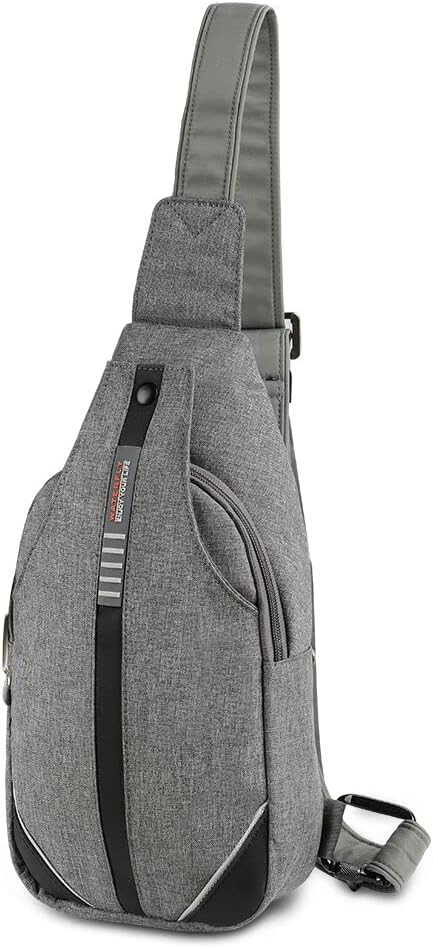 WATERFLY Small Crossbody Sling Backpack Anti Theft Backpack for Traveling Chest...