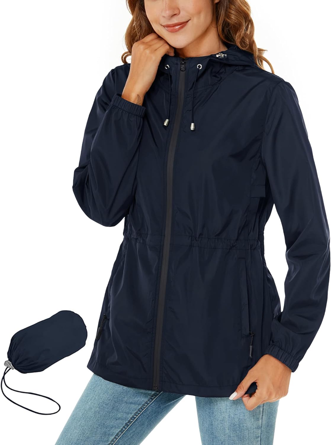 Rapbin Waterproof Jacket, Special Raincoat for Women, Innovative Lightweight Rai...