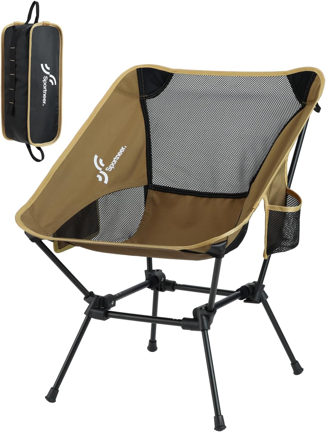 Sportneer Backpacking Chair, Lightweight Portable Camping Chair for Adults Folda...