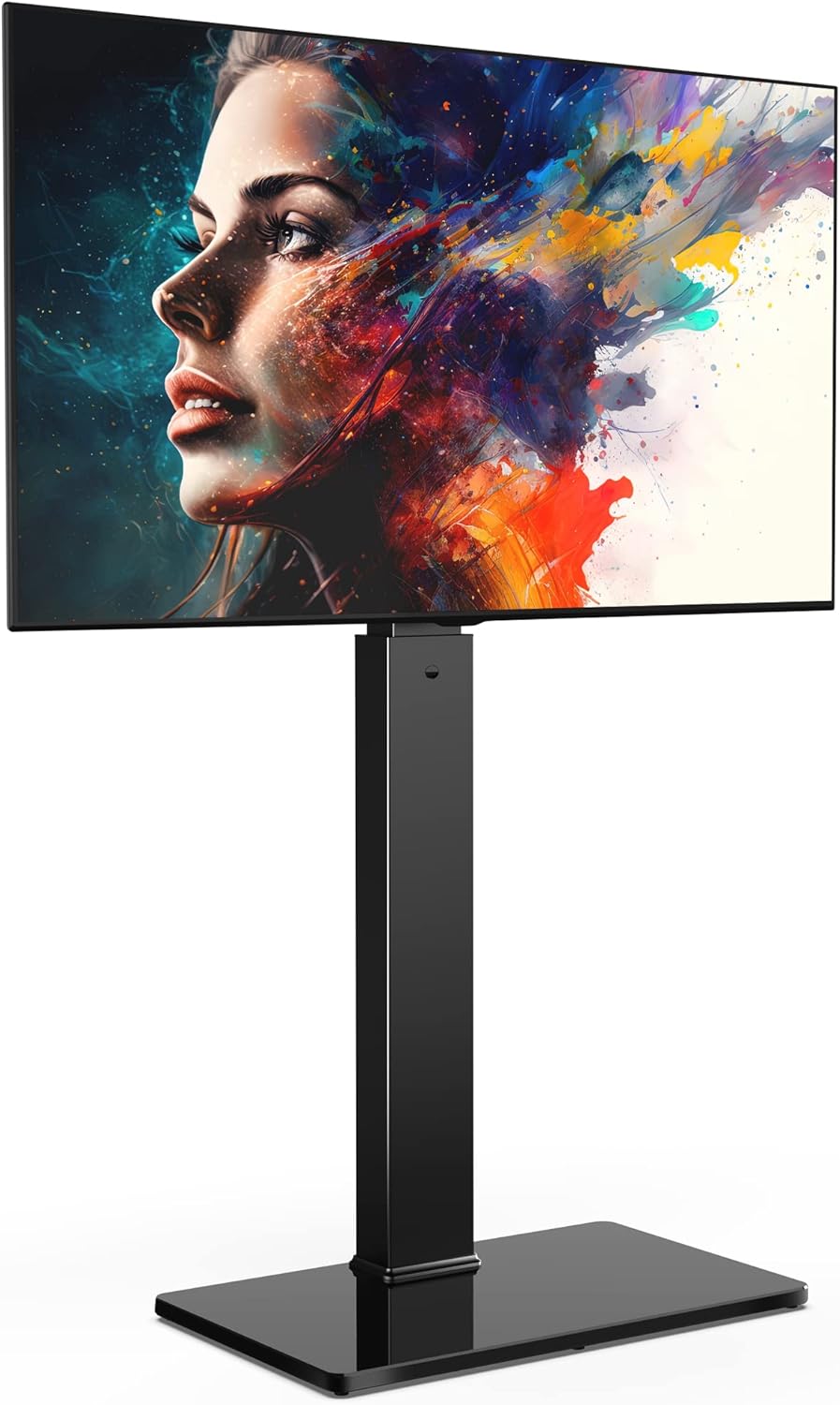 FITUEYES Swivel Floor TV Stand with Mount for TVs 37 43 50 55 60 65 70 75 Inch L...