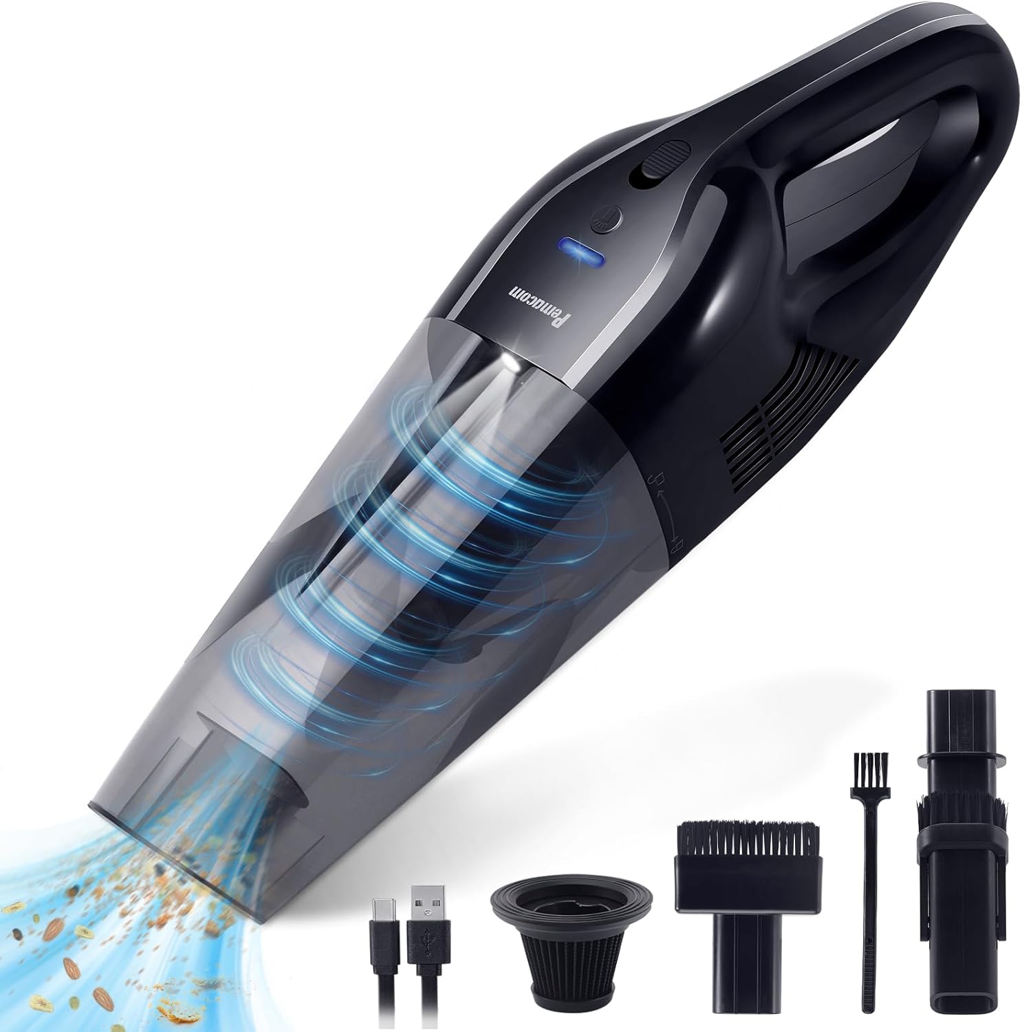 Handheld Vacuum Cordless Portable 10KPa - Wireless Lightweight Strong Suction Po...
