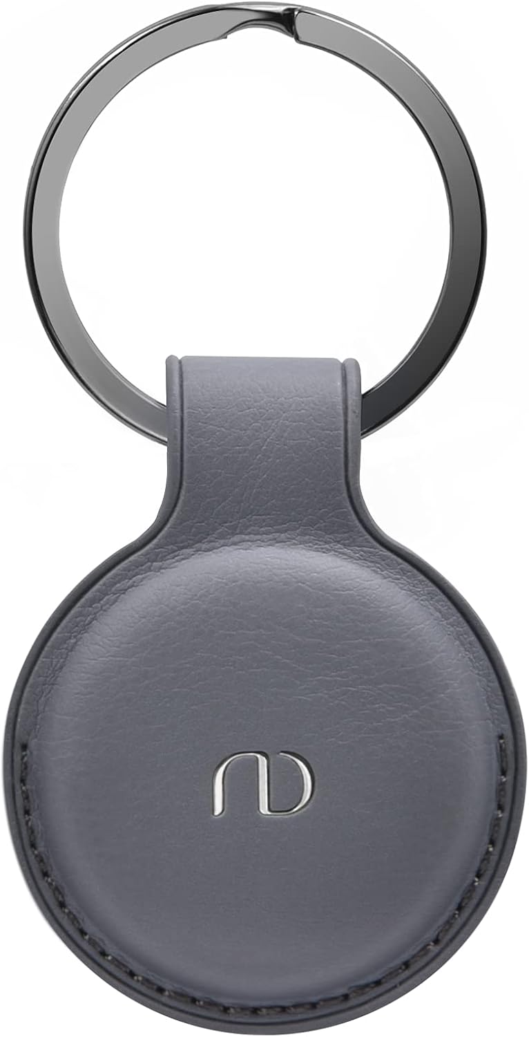 Nereides PU Leather Case for Airtag Keyring, Anti-Scratch Airtag Holder,Full-Bod...
