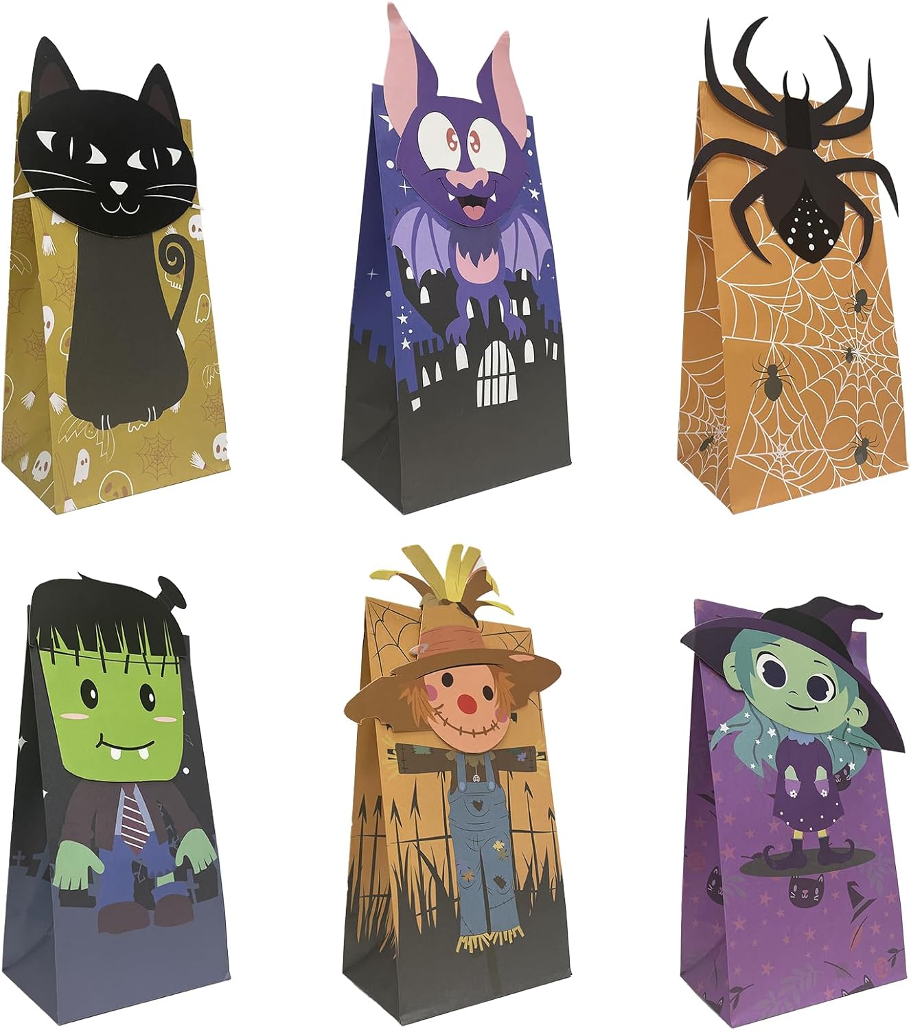 Halloween Treat Bags - 24 Pcs Halloween Trick or T...