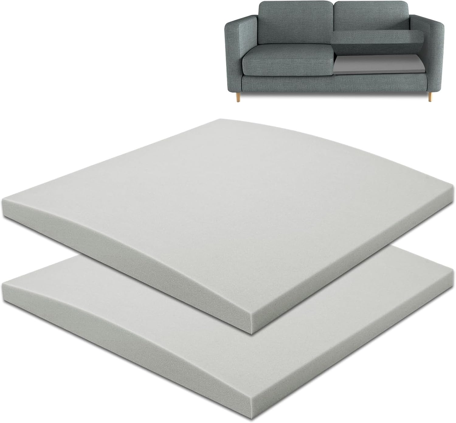baibu Sofa Saver & Sponge Sofa Support Pad for Enhanced Comfort, Couch Sofa Seat...