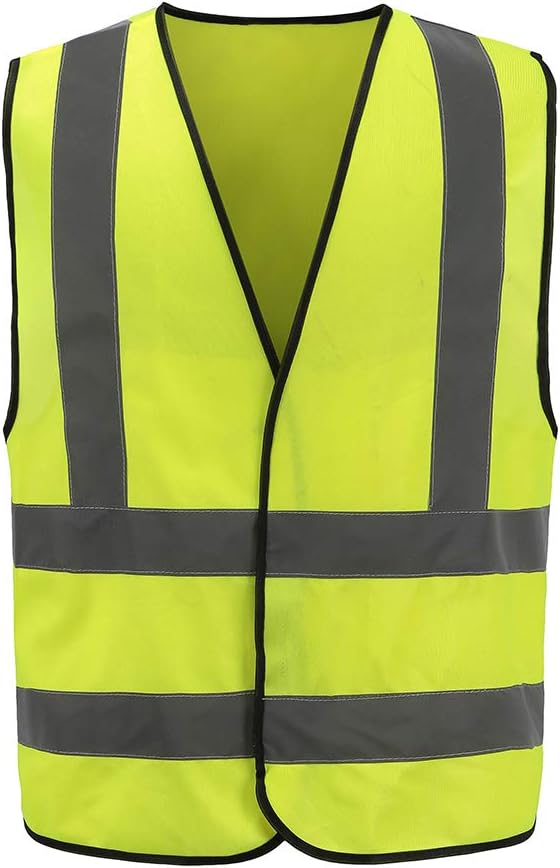 AYKRM 12 colour High visibility viz vest hi vis viz reflective work construction...