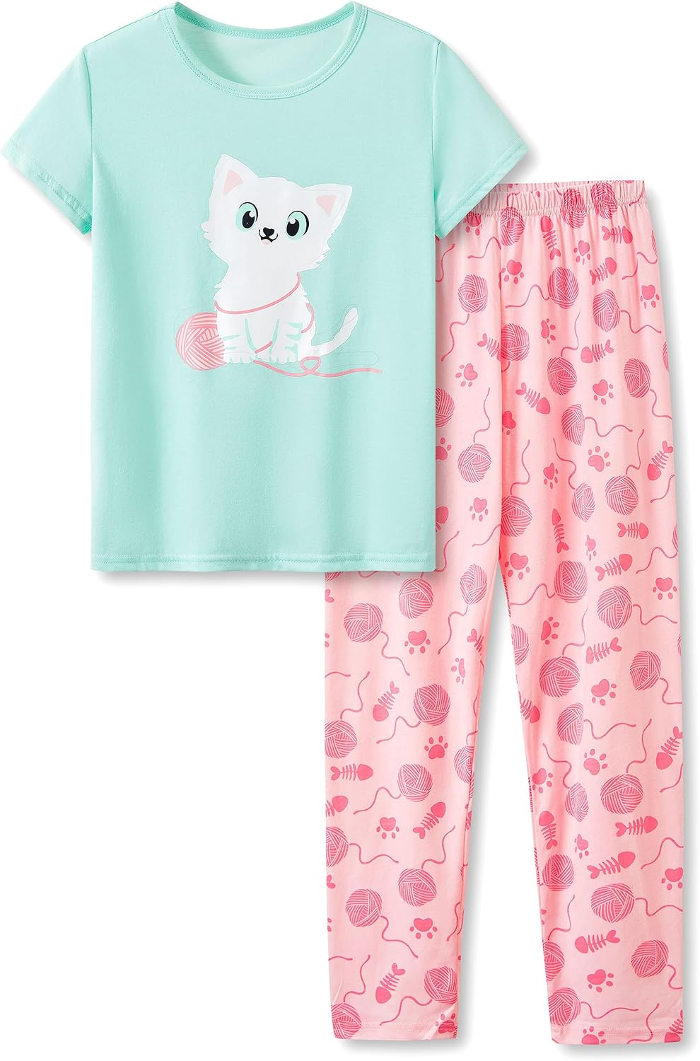 Beezizac Girls Pajama Set, Special Cotton Sleepove...