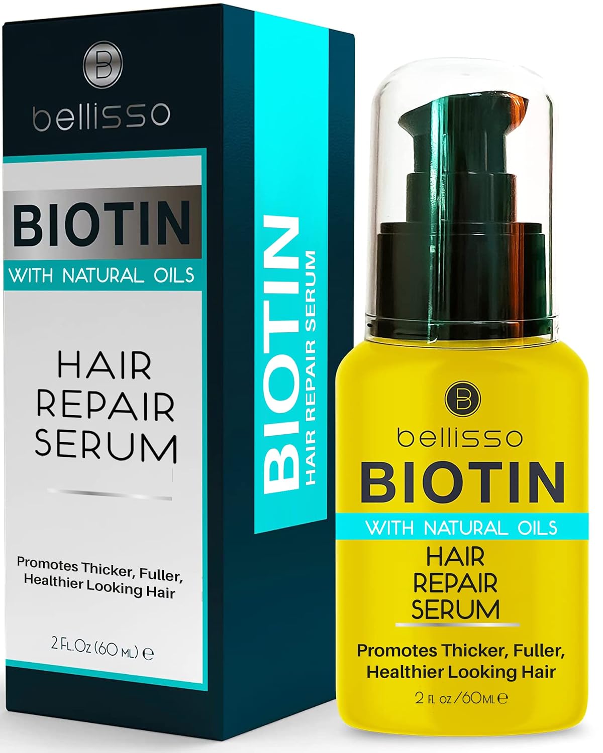 Biotin Hair Thickening Serum for Men and Women - Intense Strengthening Treatment...