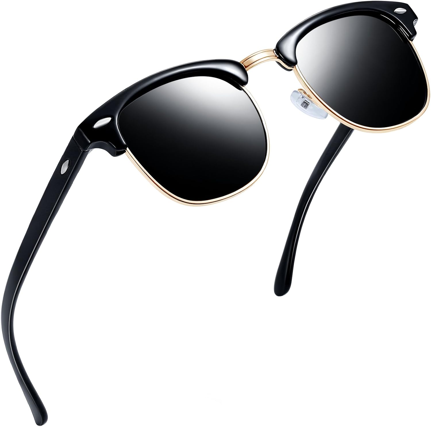 Joopin Semi Rimless Sunglasses Half Frame Sun Glasses Brownline Shades for Women...