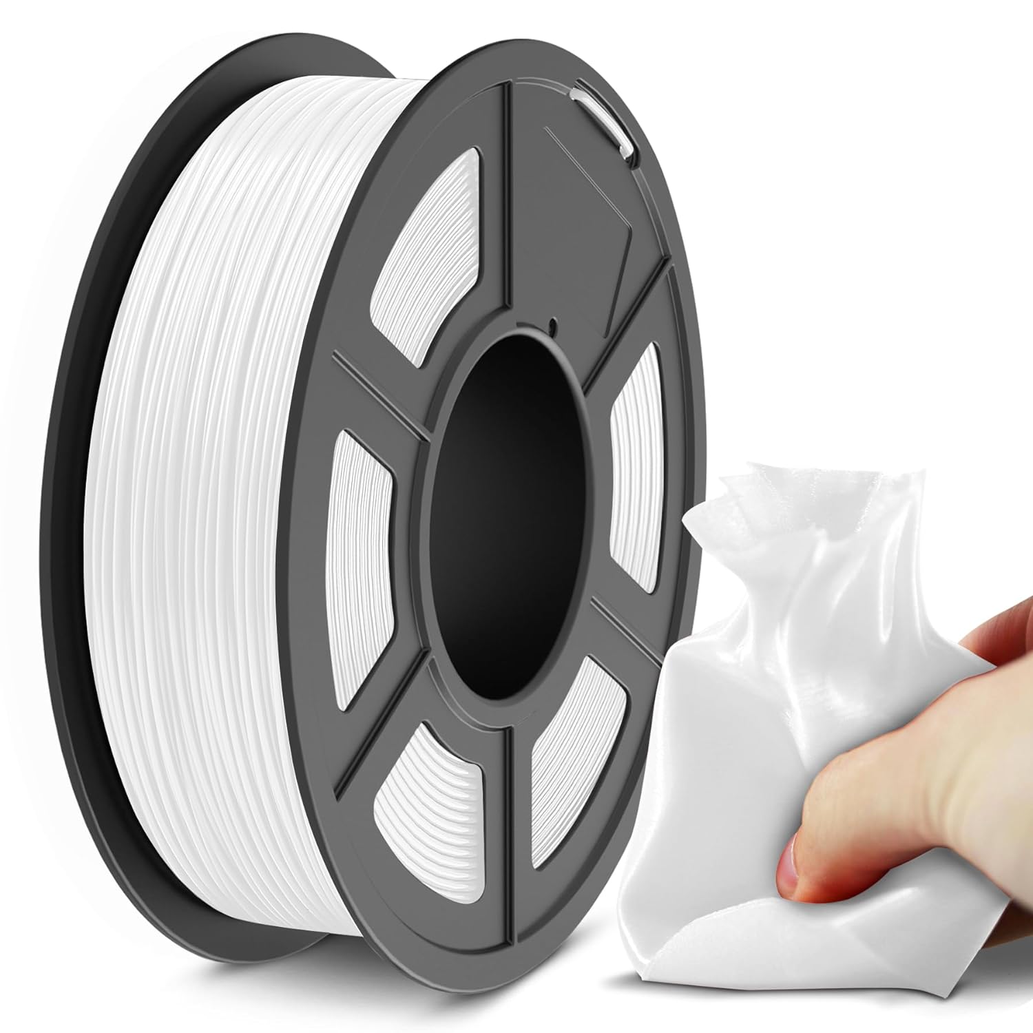 SUNLU TPU 3D Printer Filament 1.75mm, 95A TPU 3D Filament, Flexibility and Good...