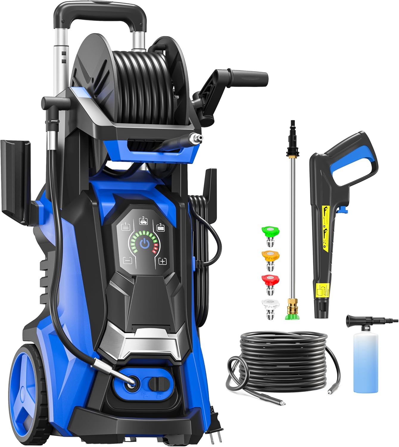 Electric Pressure Washer 5000 PSI 3.5 GPM Power Washer Touch Screen Adjustable P...