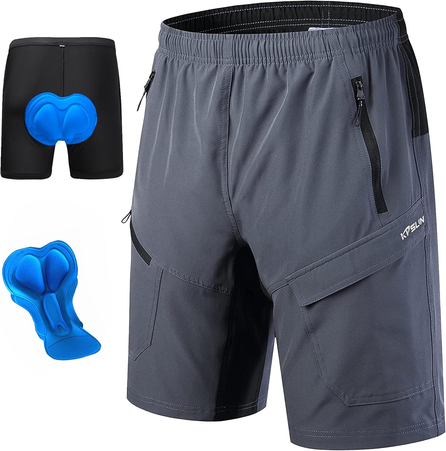 Men's Mountain Bike Shorts, Special Cycling Shorts with 3D Padded Design, Innova...
