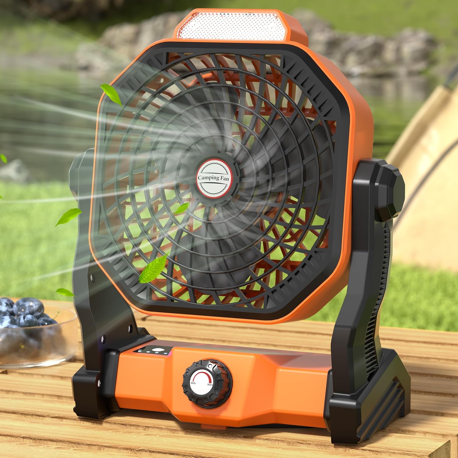 Camping Fan, Rechargeable Portable Fan with 10400mAh Battery, Special Battery Op...