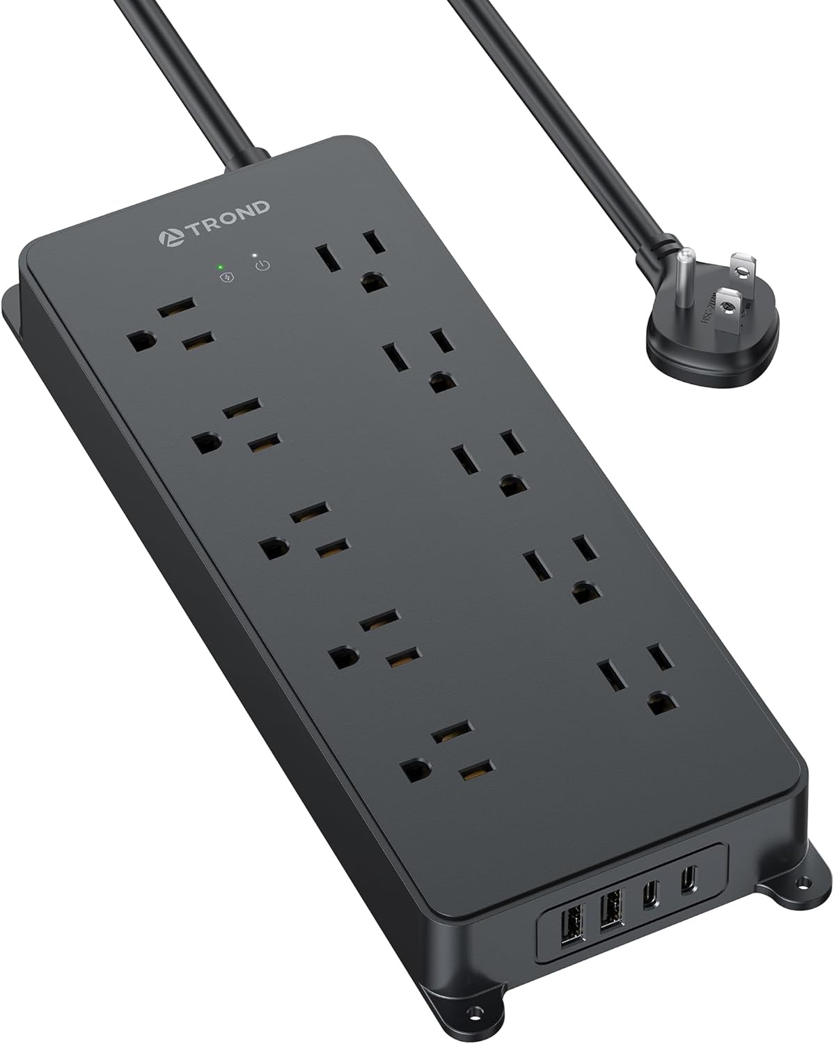 TROND Power Strip Surge Protector, 4000J, ETL List...