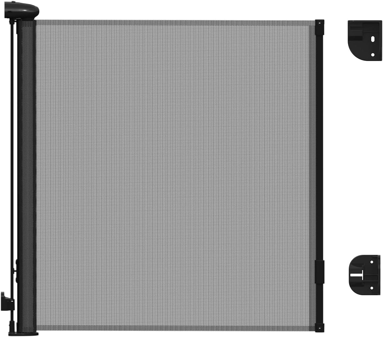 Nestling Retractable Stair Gate,Stair Gate For Baby&Dogs,Extends up to 140cm Wid...