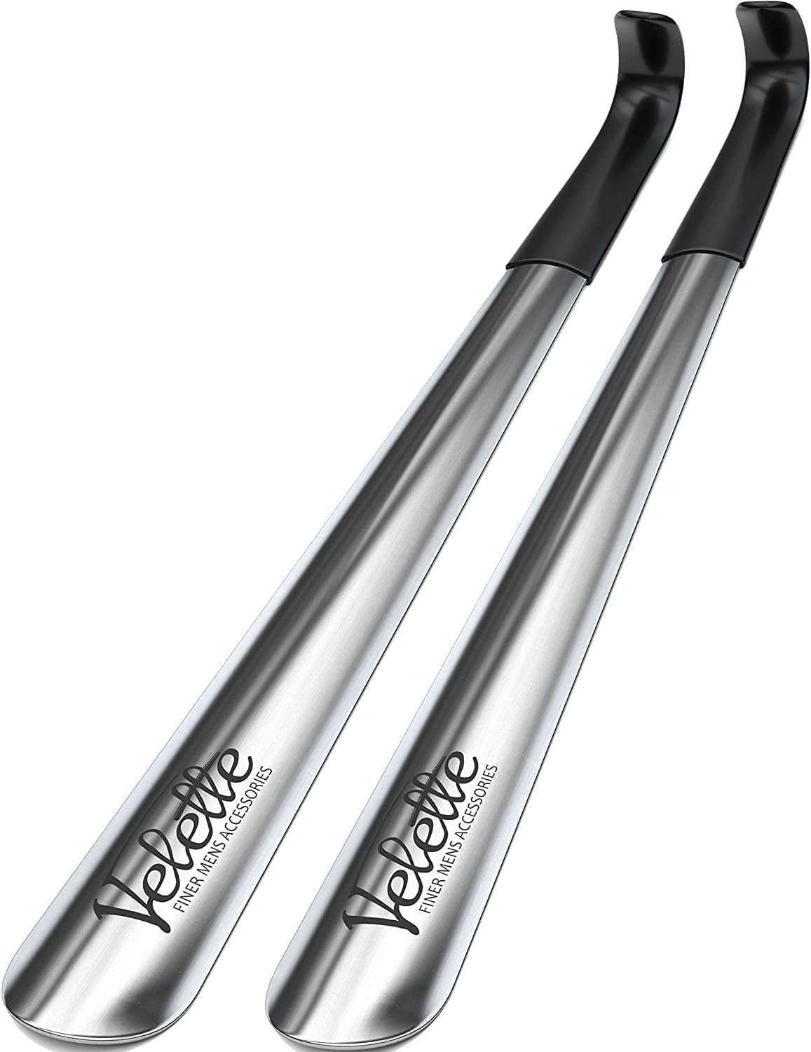 Velette 16.5" Long Shoe Horn Long Shoe Handle for Boots, 7.5" Travel Shoe Helper...