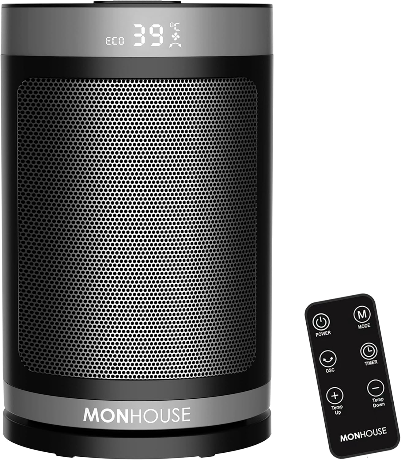 MONHOUSE Electric Heater - Energy Efficient PTC Ceramic, Silent Portable Heater...