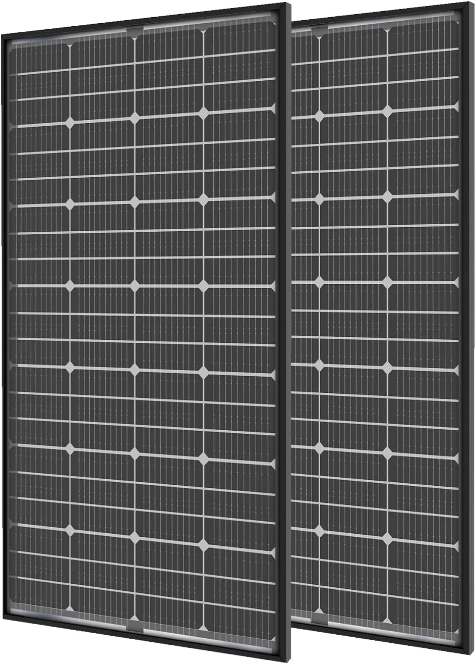 JJN Bifacial 400 Watt Solar Panel 12V 10BB Monocrystalline Solar Panels High Eff...