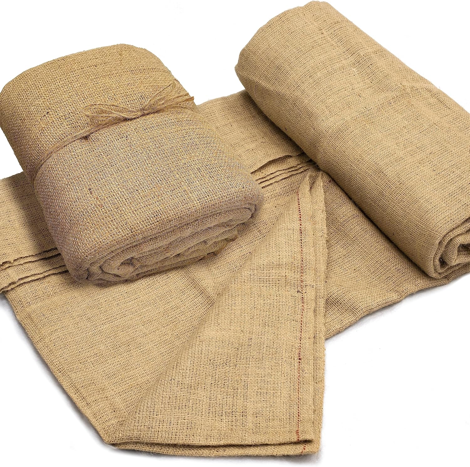 40"x30 Feet Gardening Burlap Roll - Multipurpose Natural Burlap Fabric, High Den...