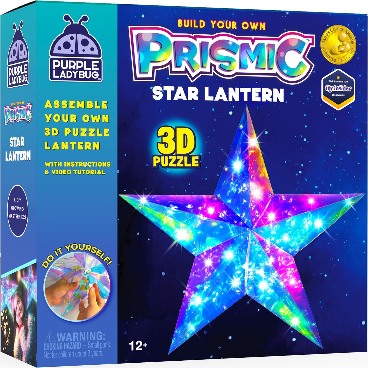 Prismic Make Your Own Light up 3D Star Craft Kit - Great Gifts for 8 Year Old Gi...