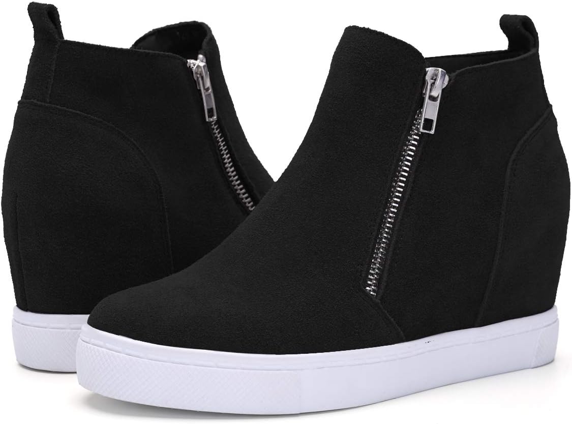 Athlefit Women's Wedge Sneakers, Special Hidden Heel Platform, Innovative Wedge...