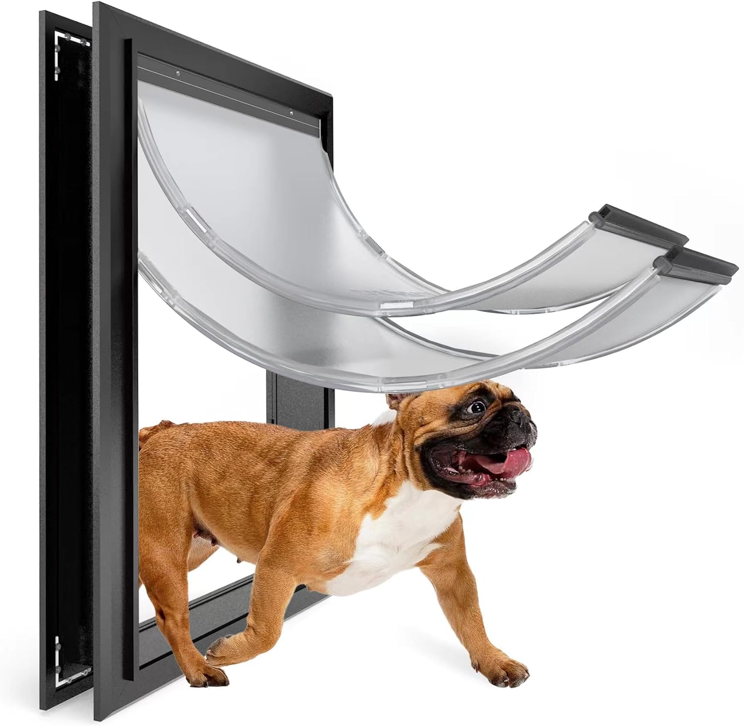 Aluminum Large Dog Door, Durable Dog Door for Exterior Doors, Special Heavy Duty...