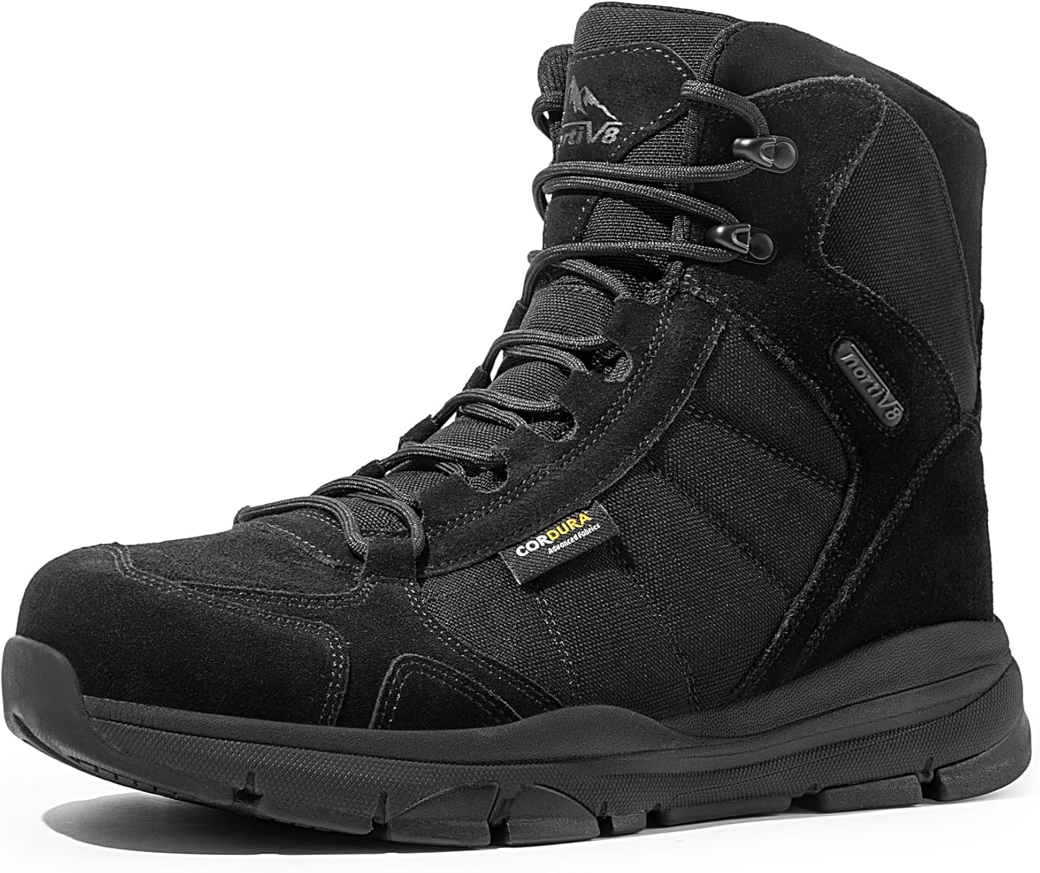 NORTIV 8 Men's Lightweight Tactical Boots, Special Military Work Boots for Outdo...