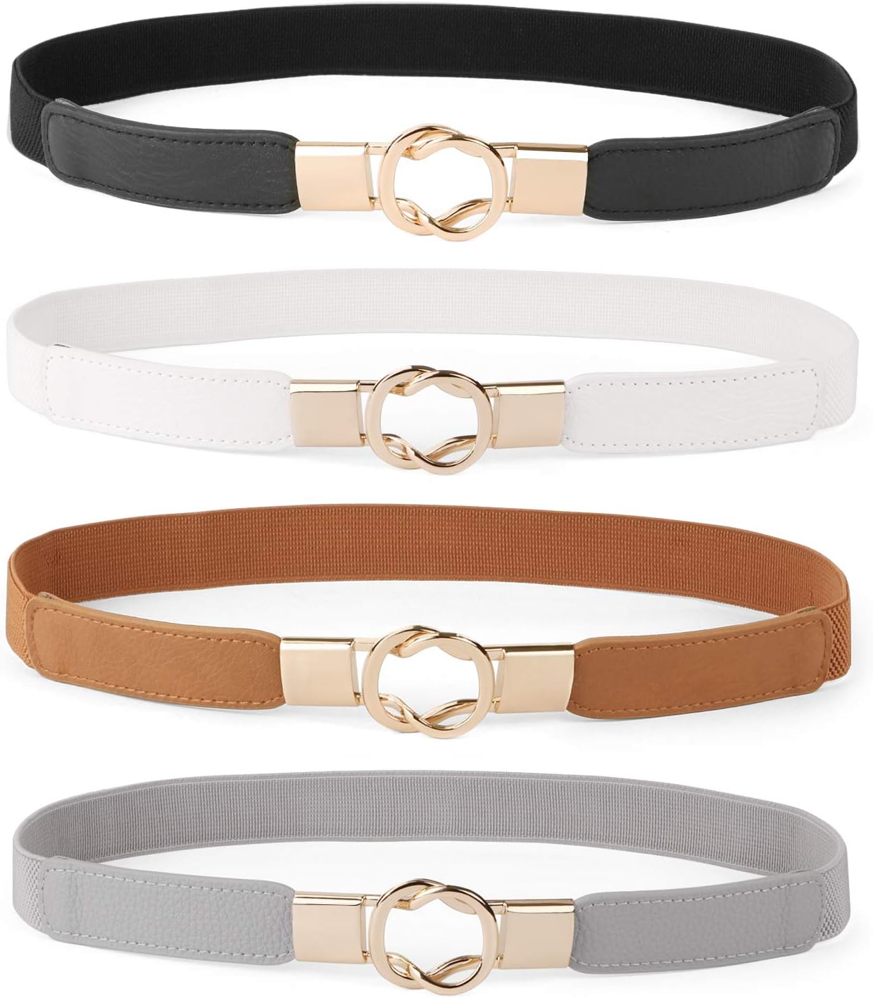 WERFORU Women Skinny Belt, Special Retro Stretch Waist Belt for Ladies, Affordab...
