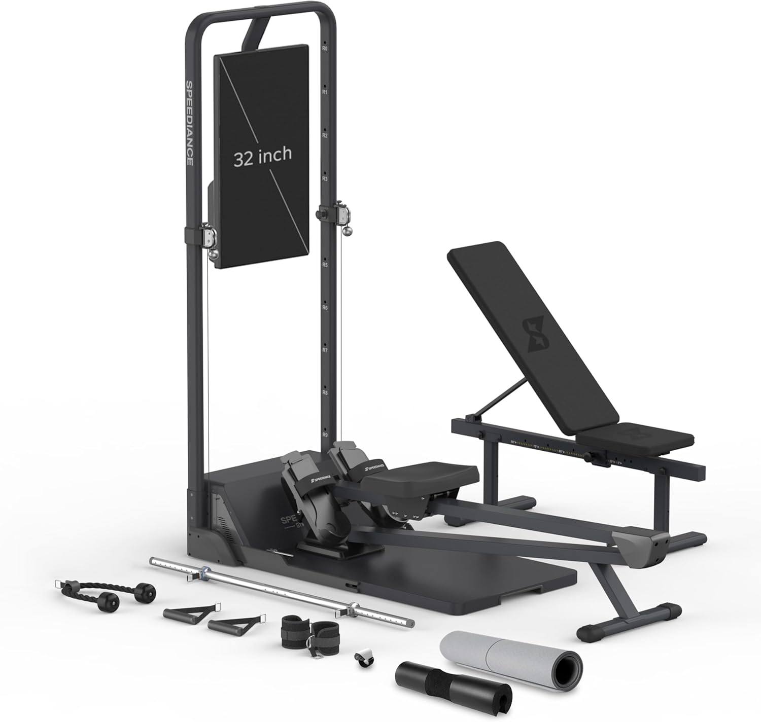Smart Home Gym System, Gym Monster Multifunctional Smith Machine Home Gym Power...