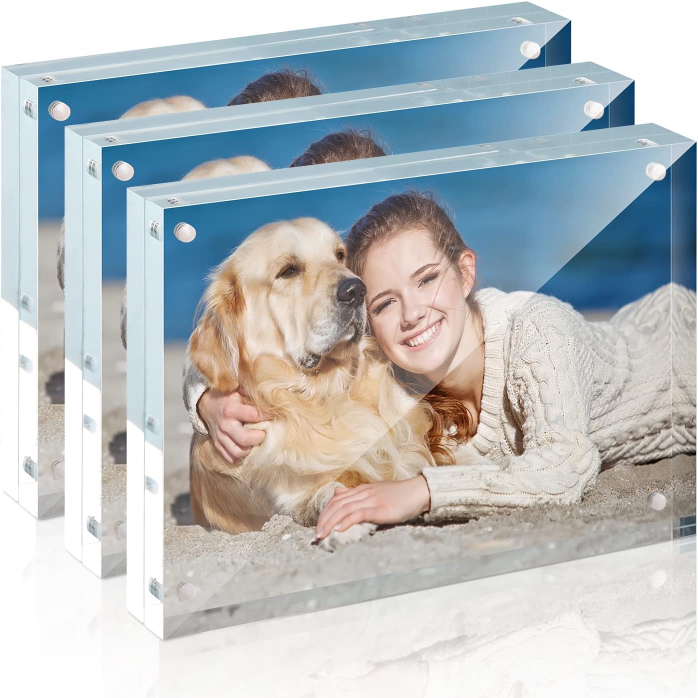 **Best TWING 5x7 Inch Acrylic Picture Frame, Special Acrylic Photo Frame Horizon...