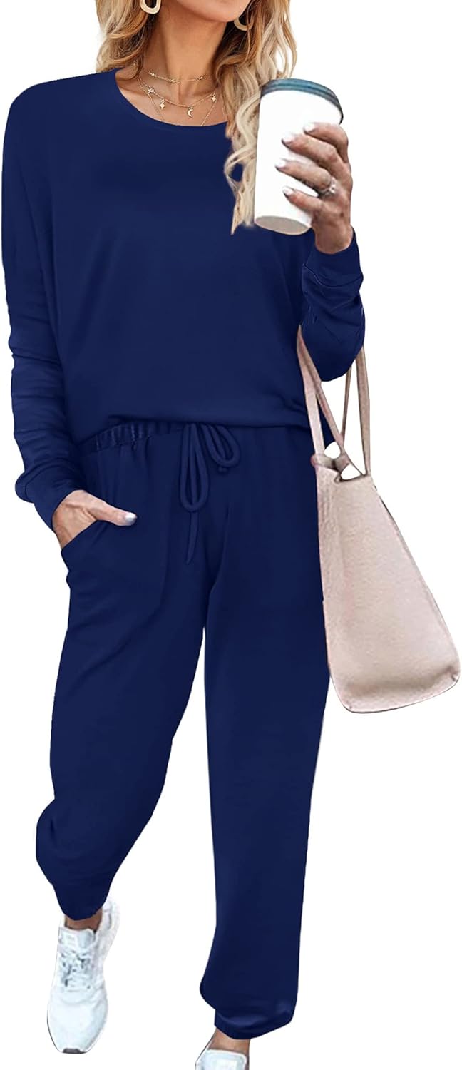 Aloodor Sweatsuit for Women, Special 2 Piece Outfits for Women, Stylish Crewneck...