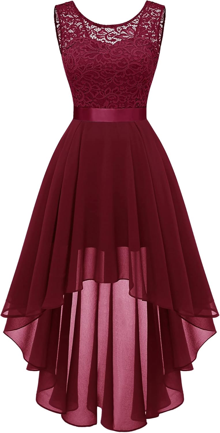 BeryLove Cocktail Homecoming Dresses, Special Formal Wedding Guest Dresses Sleev...