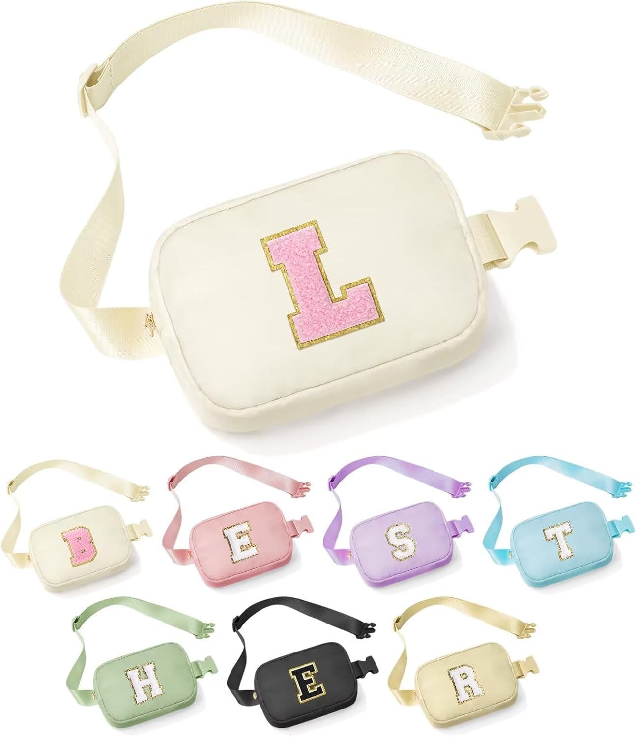 Title: Best YOOLIFE Birthday Gifts, Special Initial Fanny Pack, Unique Belt Bag...