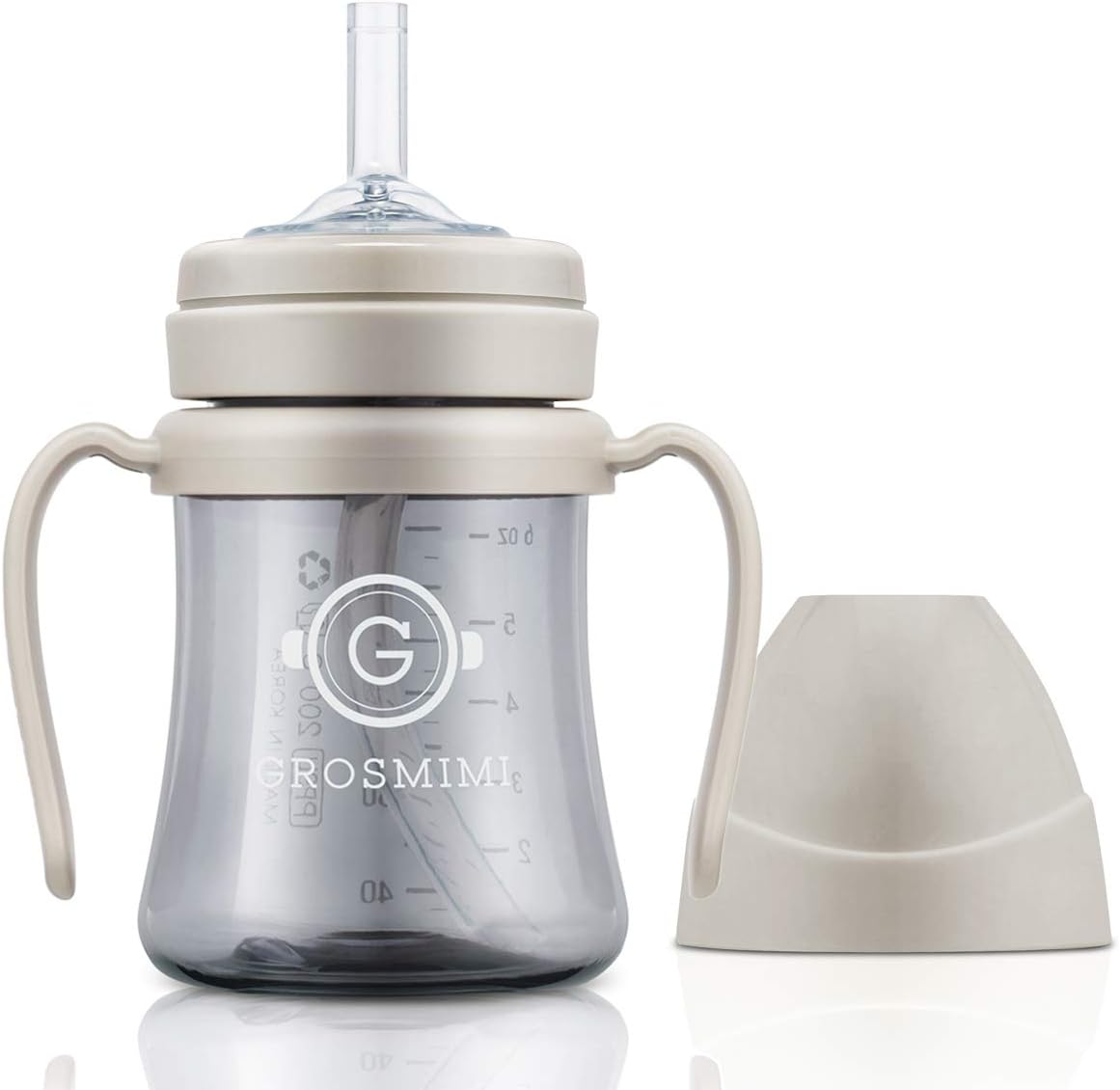 GROSMIMI Sippy Cup, Special Spill Proof No Spill Magic Cup with Straw, Innovativ...