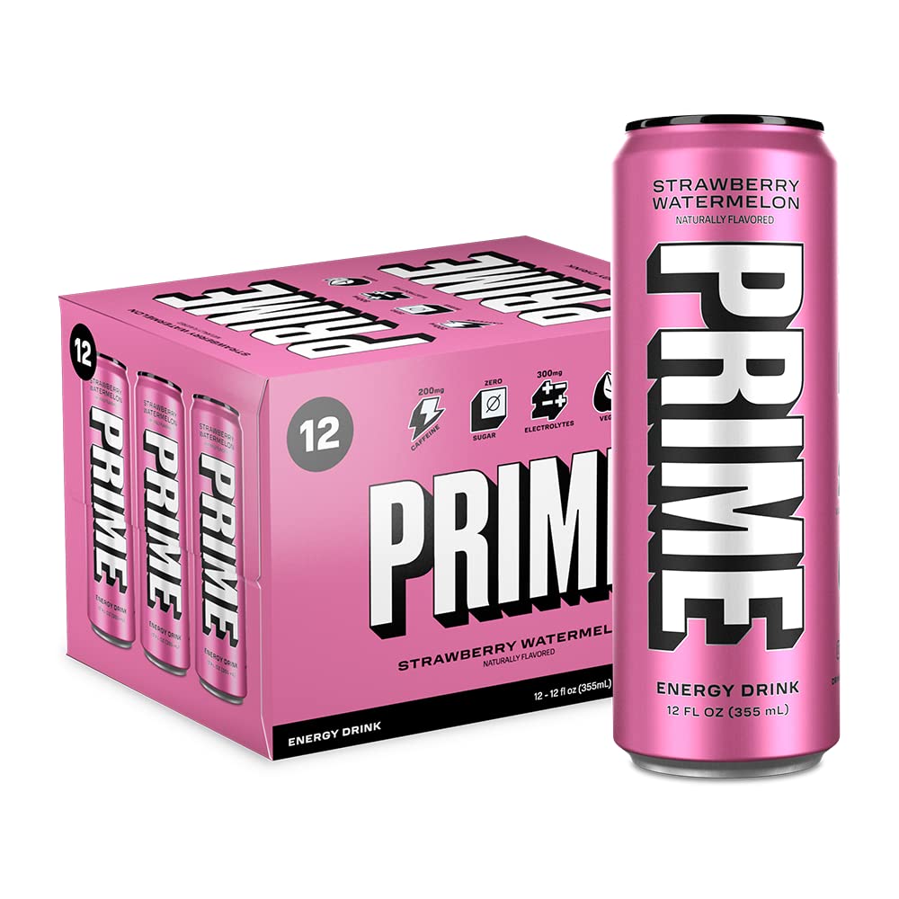 PRIME HYDRATION Energy Drink, Special Naturally Flavored Drink with 200mg Caffei...