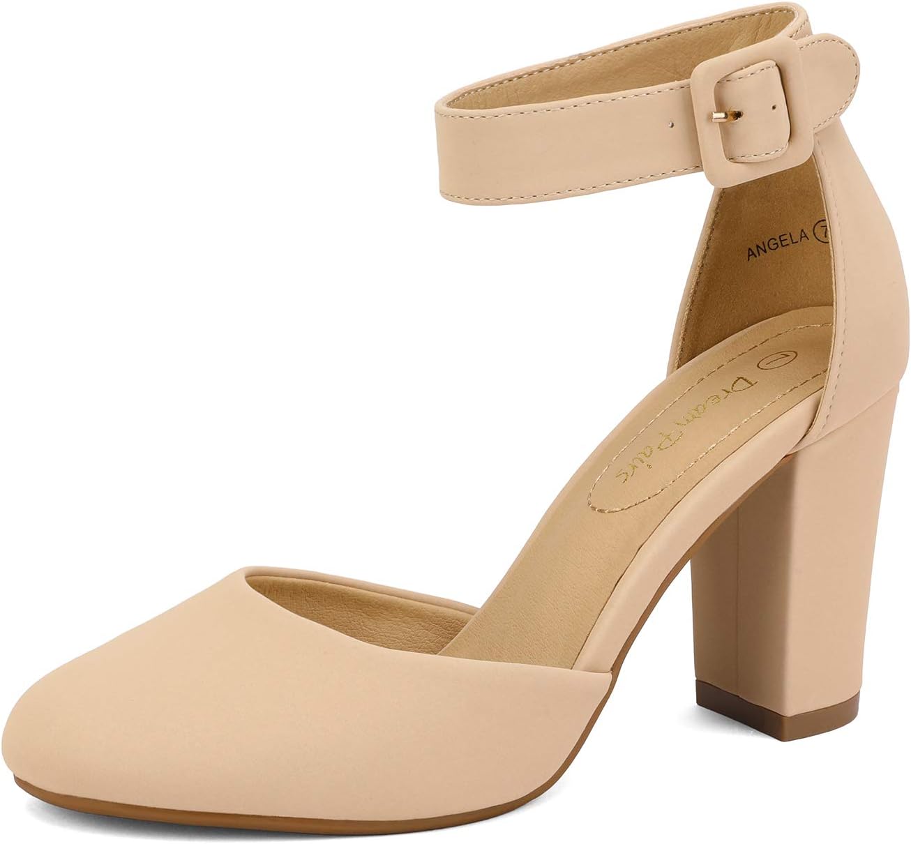 DREAM PAIRS Women's High Heel Shoes, Special Closed Toe Pumps, Innovative Weddin...
