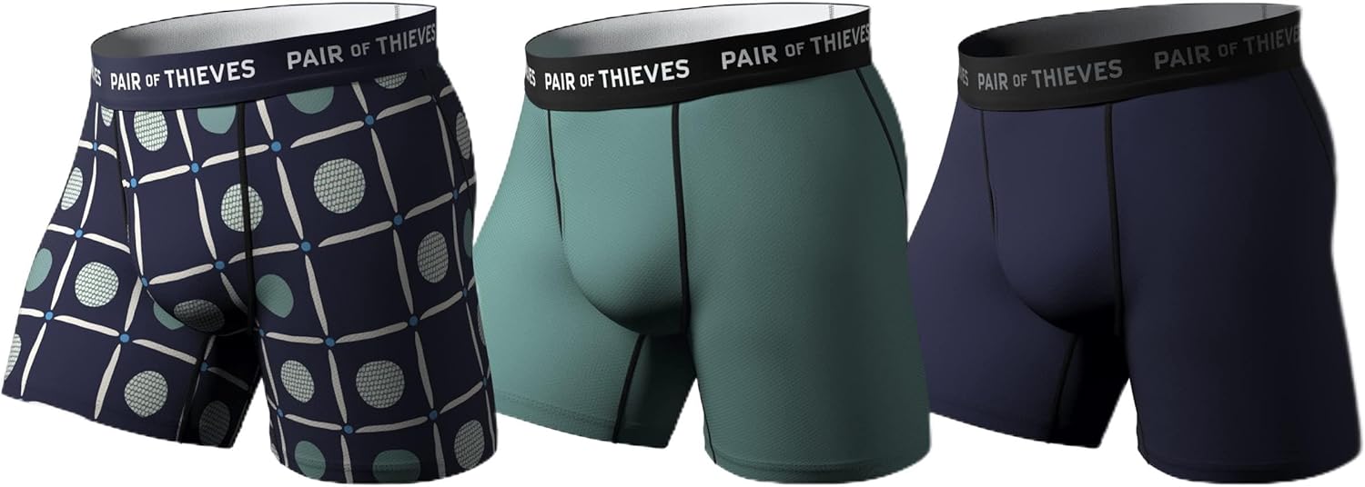 Pair of Thieves, Special Super Fit Boxer Briefs for Men Pack, Innovative 2-Pack...