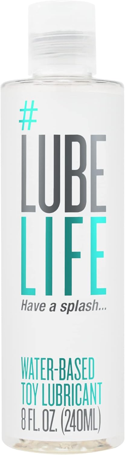 Lube Life Water-Based Toy Lubricant, High-Quality Toy-Safe Lube for Men, Women a...