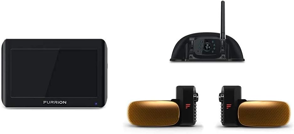 Furrion Vision S 3-Camera Wireless RV Backup System with 7-Inch Monitor, 1 Rear...