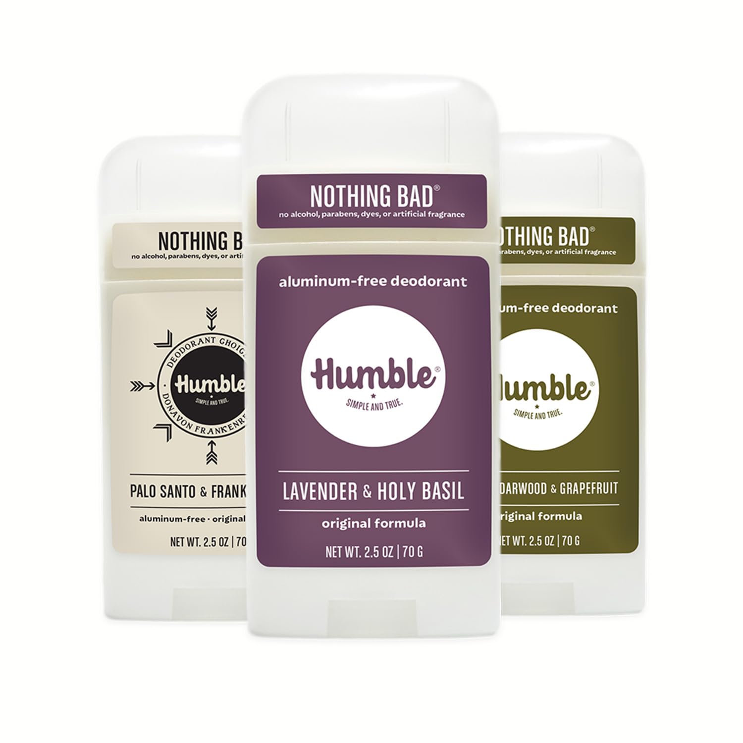 HUMBLE BRANDS Original Formula Aluminum-free Deodorant, Special Long Lasting Odo...