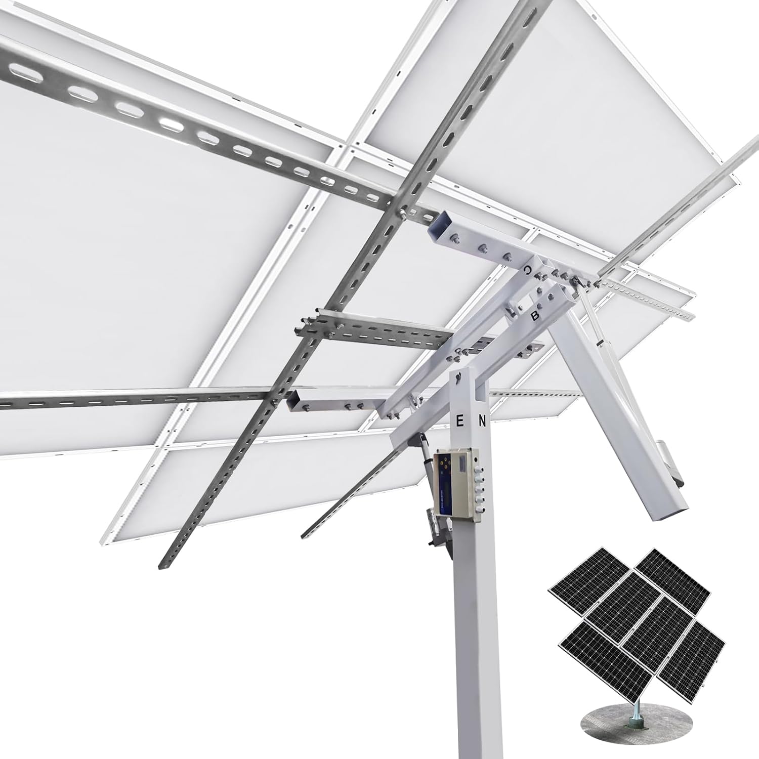 ECO-WORTHY Solar Panel Dual Axis Tracking System (Increase 40% Power) with Track...