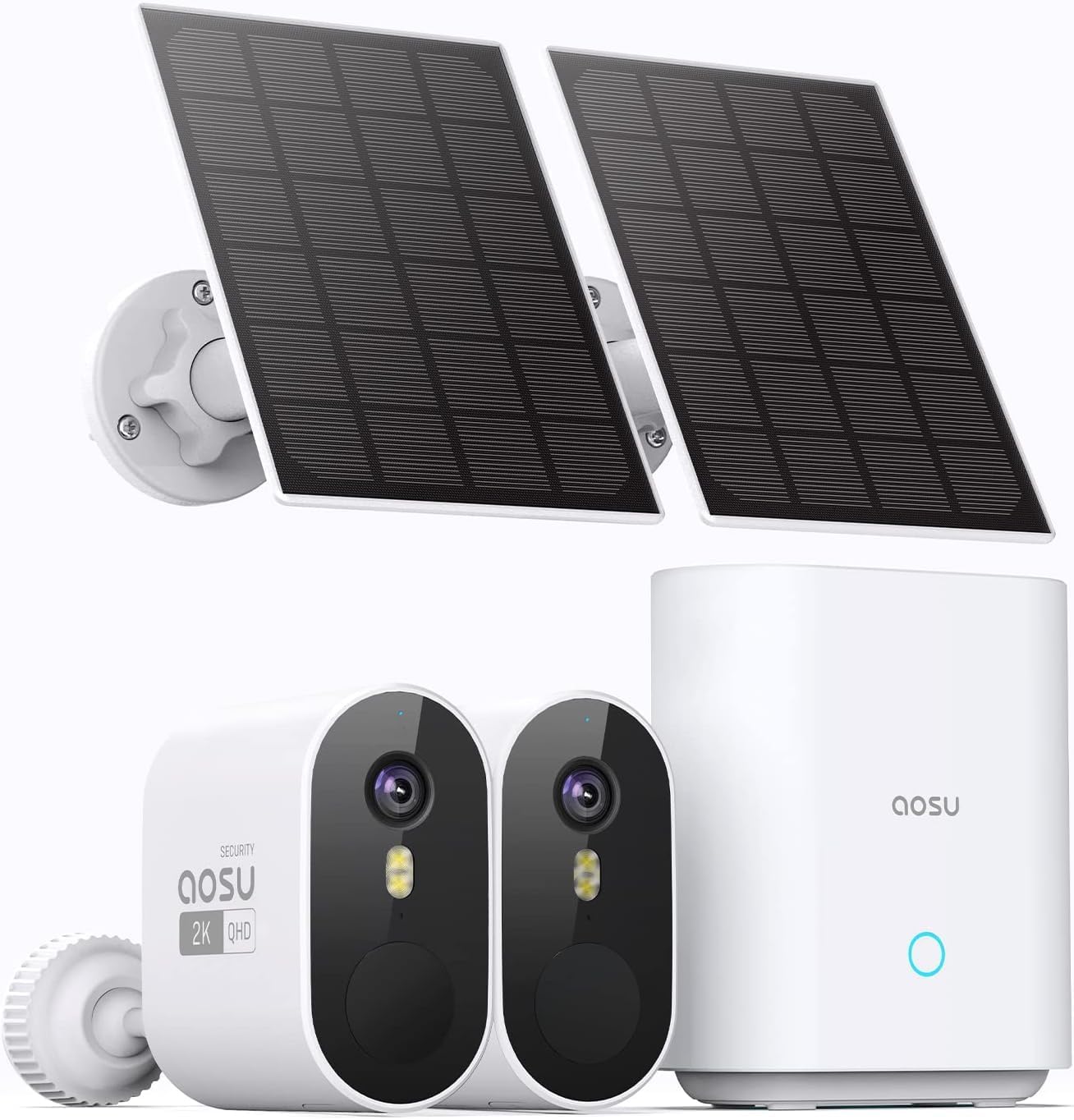 AOSU Solar Security Cameras, Special Wireless Outd...