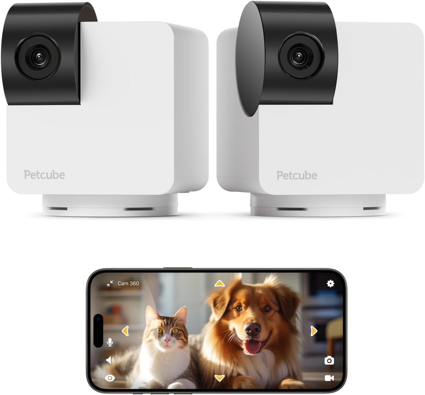 Petcube Cam 360, Ultimate Interactive WiFi Pet and Home Security Camera, Special...