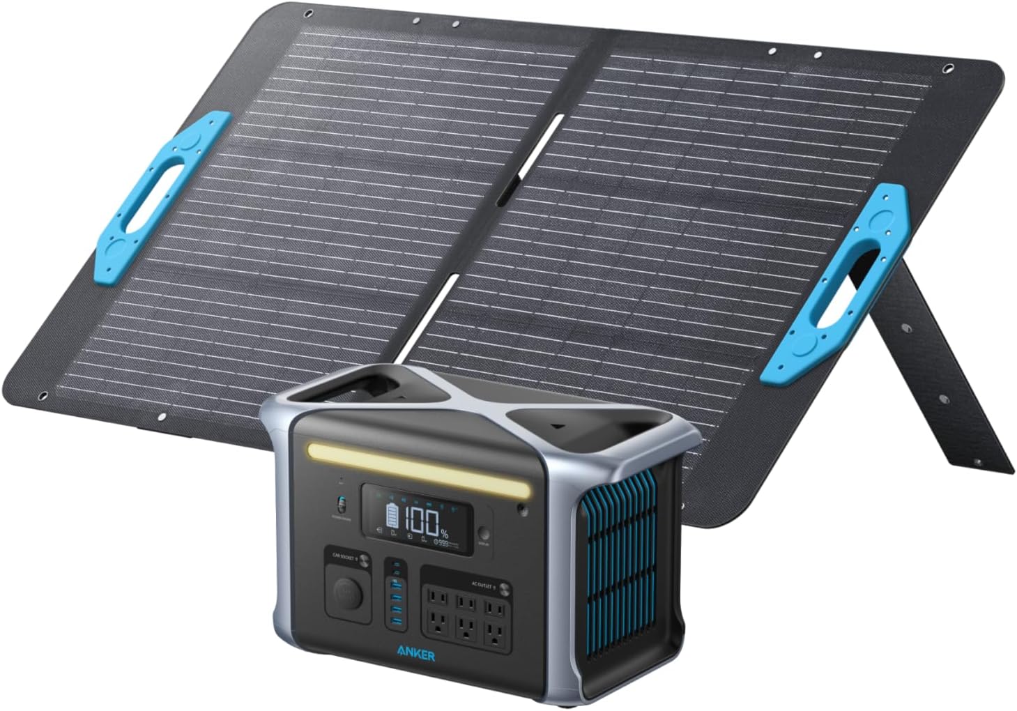 Anker SOLIX F1200 Portable Power Station, PowerHouse 757, 1229Wh Solar Generator...
