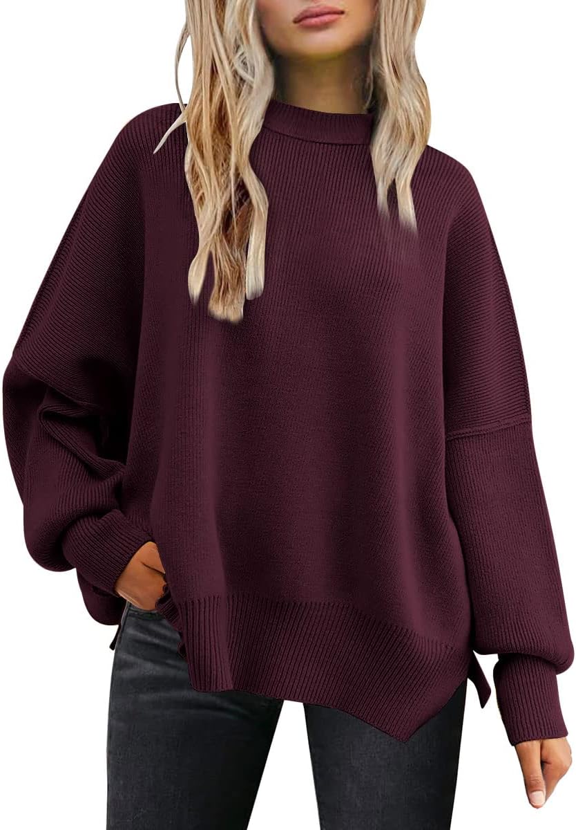 LILLUSORY Women's Oversized Batwing Sweaters, Special Fall Outfits for 2024, Inn...