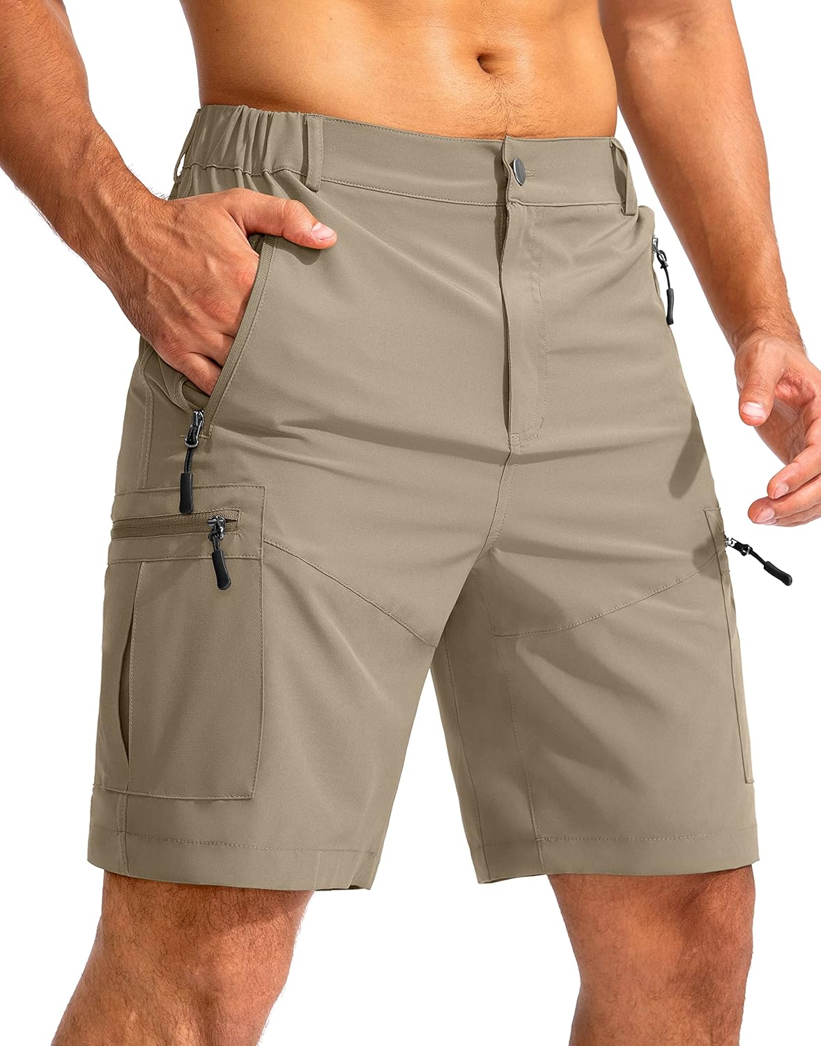 Pudolla Men's Hiking Shorts, Special Cargo Shorts for Men, Lightweight Outdoor W...